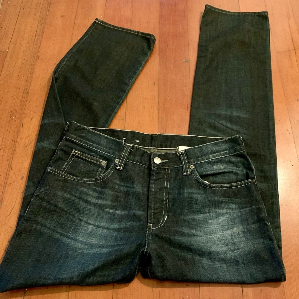 H&M Men’s Dark Blue Denim Jeans Size 32